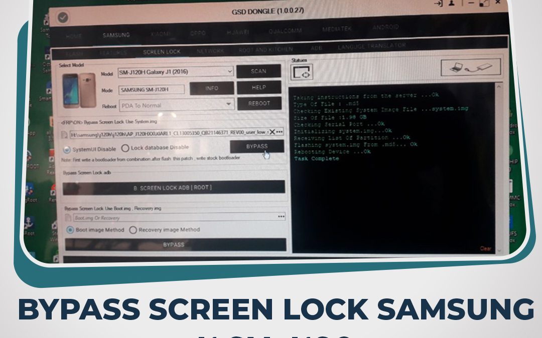 Remove Screen Lock Samsung Galaxy J1
